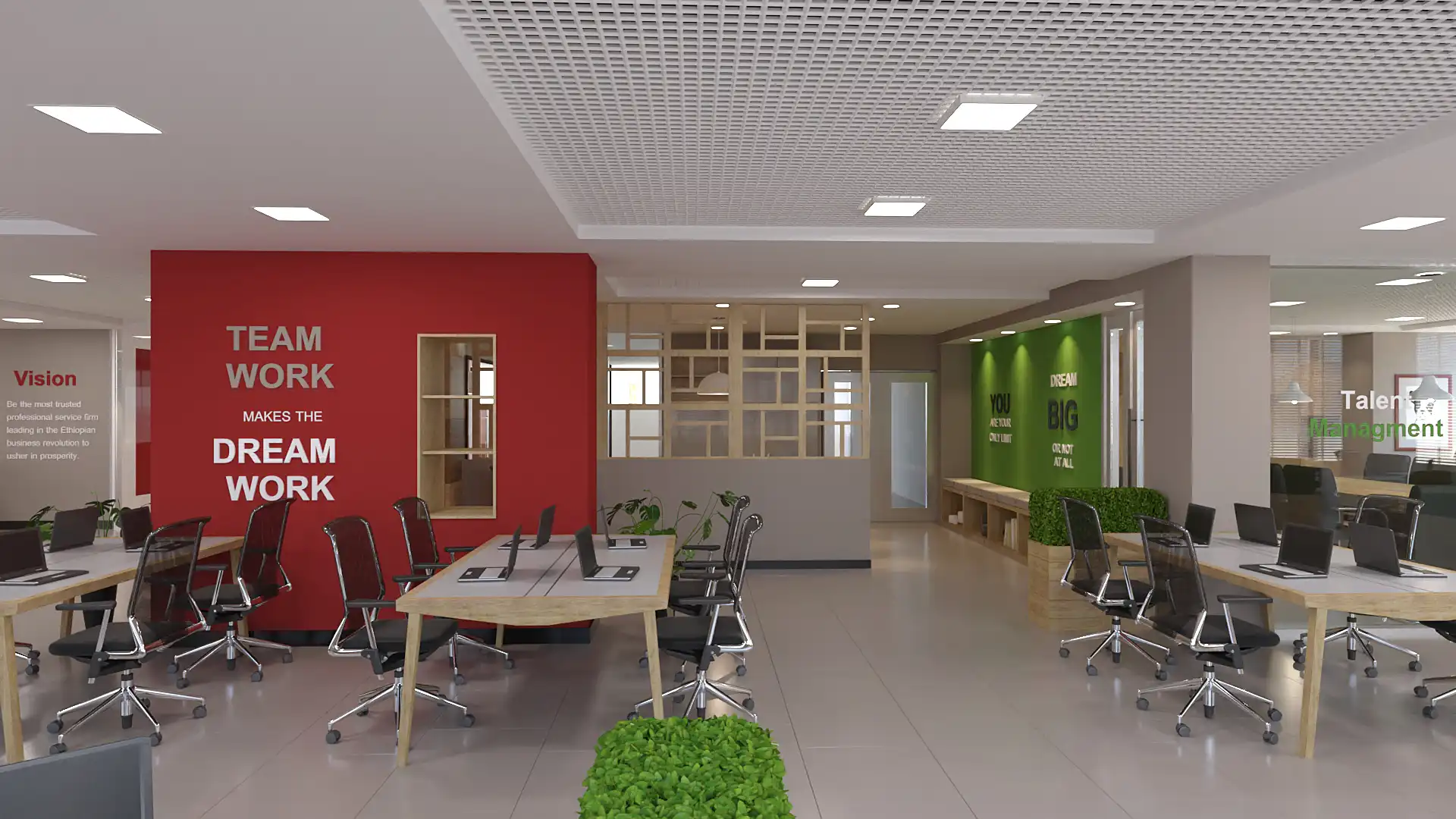 Precise Consult PLC head office interior design in addis ababa by duka interiors plc